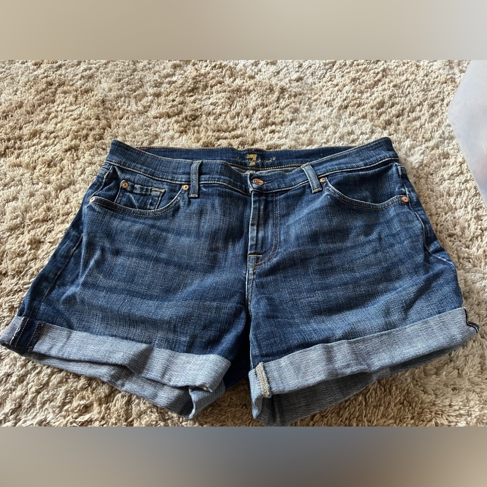 7 for all mankind rolled short
